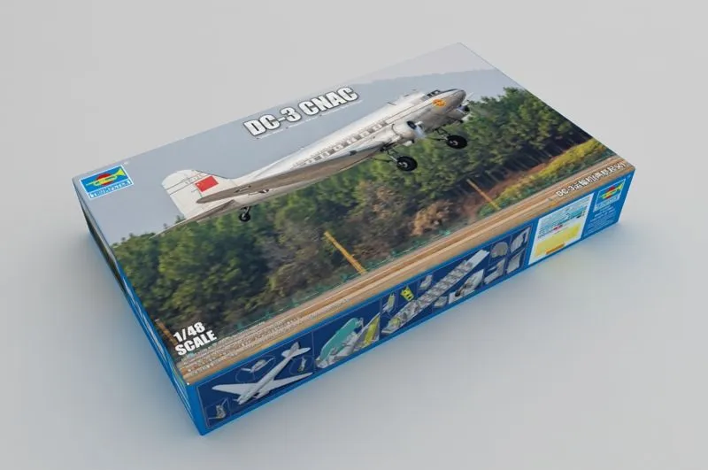 Trumpeter 1/48 Douglas DC-3 CNAC # 05813 4 Trumpeter 1/48 Douglas DC-3 CNAC # 05813 - Image 2