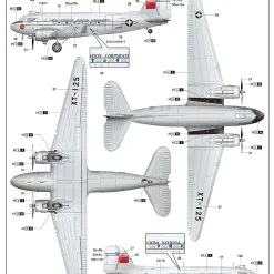 Trumpeter 1/48 Douglas DC-3 CNAC # 05813 21 Trumpeter 1/48 Douglas DC-3 CNAC # 05813 -Aircraft Kits Sales trm05813 3