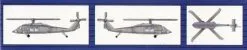 Trumpeter 1/350 Sikorsky MH-60S Knight Hawk X 6 # 06231 - Plastic Model Kit