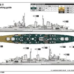Trumpeter 1/700 HMS Belfast 1959 # 06702 20 Trumpeter 1/700 HMS Belfast 1959 # 06702 -Aircraft Kits Sales trm06702 3