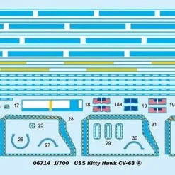 Trumpeter 1/700 USS Kitty Hawk CV-63 # 06714 -Aircraft Kits Sales trm06714 2