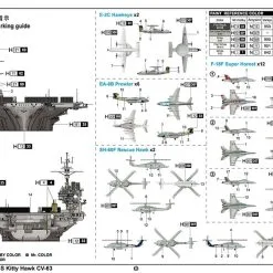 Trumpeter 1/700 USS Kitty Hawk CV-63 # 06714 -Aircraft Kits Sales trm06714 5