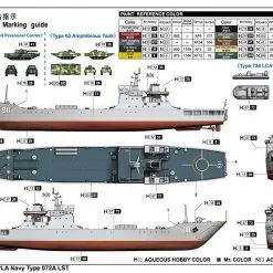 Trumpeter 1/700 PLA Navy Type 072A LST # 06728 13 Trumpeter 1/700 PLA Navy Type 072A LST # 06728 -Aircraft Kits Sales trm06728 3