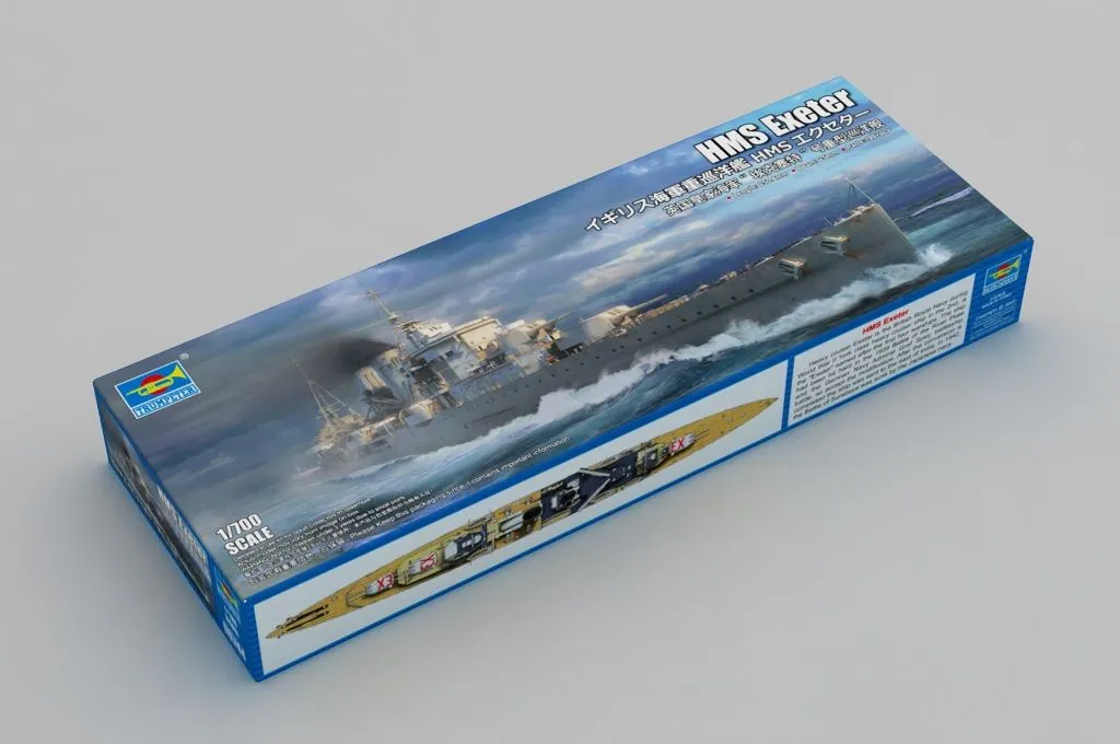 Trumpeter 1/700 HMS Exeter # 06744 4 Trumpeter 1/700 HMS Exeter # 06744 - Image 2
