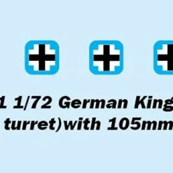 Trumpeter 1/72 King Tiger (Porsche Turret) # 07161 -Aircraft Kits Sales trm07161pic2