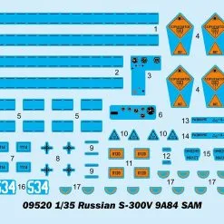 Trumpeter 1/35 Russian S-300V 9A84 SAM # 09520 20 Trumpeter 1/35 Russian S-300V 9A84 SAM # 09520 -Aircraft Kits Sales trm09520 2