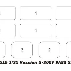 Trumpeter 1/35 Russian S-300V 9A84 SAM # 09520 21 Trumpeter 1/35 Russian S-300V 9A84 SAM # 09520 -Aircraft Kits Sales trm09520 3