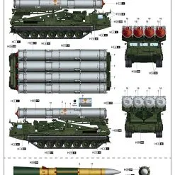 Trumpeter 1/35 Russian S-300V 9A85 SAM # 09521 26 Trumpeter 1/35 Russian S-300V 9A85 SAM # 09521 -Aircraft Kits Sales trm09521 5