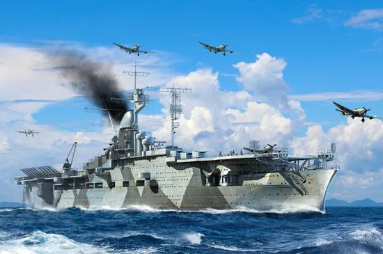 Trumpeter 1/700 DKM Graf Zeppelin Aircraft Carrier # 06709 11 Trumpeter 1/700 DKM Graf Zeppelin Aircraft Carrier # 06709 - Image 9