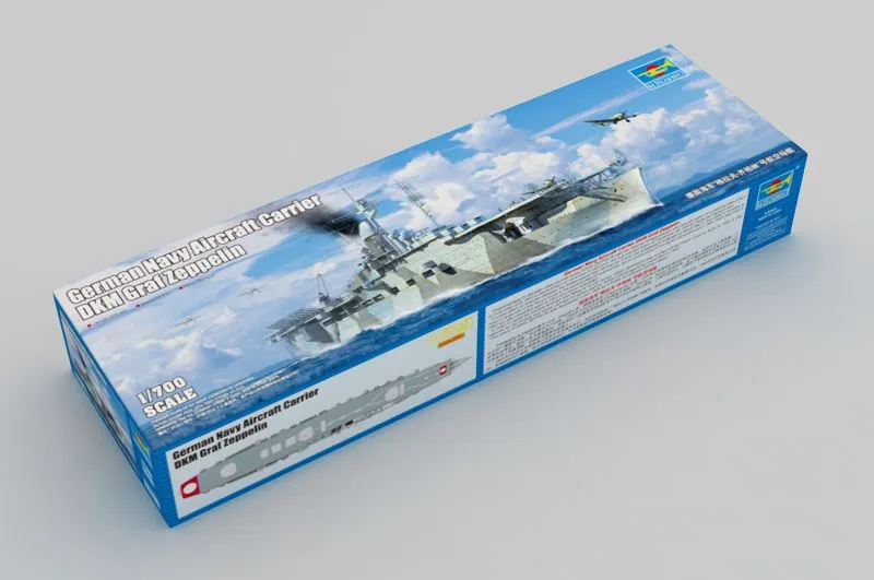 Trumpeter 1/700 DKM Graf Zeppelin Aircraft Carrier # 06709 3 Trumpeter 1/700 DKM Graf Zeppelin Aircraft Carrier # 06709