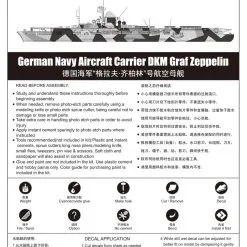 Trumpeter 1/700 DKM Graf Zeppelin Aircraft Carrier # 06709 12 Trumpeter 1/700 DKM Graf Zeppelin Aircraft Carrier # 06709 -Aircraft Kits Sales tru06709pic4