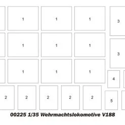 Trumpeter 1/35 Wehrmachtslokomotive V188 # 00225 -Aircraft Kits Sales tu00225 3
