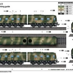 Trumpeter 1/35 Wehrmachtslokomotive V188 # 00225 -Aircraft Kits Sales tu00225 5