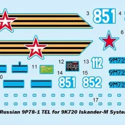 Trumpeter 1/35 Russian 9P78-1 TEL For 9K720 Iskander-M System (SS-26 Stone) # 01051 26 Trumpeter 1/35 Russian 9P78-1 TEL For 9K720 Iskander-M System (SS-26 Stone) # 01051 -Aircraft Kits Sales tu01051pic2
