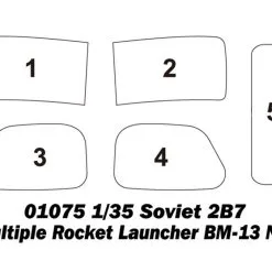 Trumpeter 1/35 Soviet 2B7R Multiple Rocket Launcher BM-13 NM # 01075 -Aircraft Kits Sales tu01075pic3