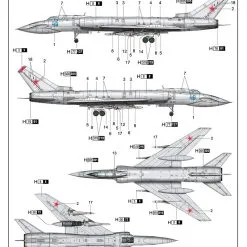 Trumpeter 1/72 Tupolev TU-128UT Fiddler # 01688 -Aircraft Kits Sales tu01688pic3