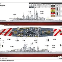 Trumpeter 1/350 Italian Battleship RN Littorio 1941 # 05319 -Aircraft Kits Sales tu05319pic6