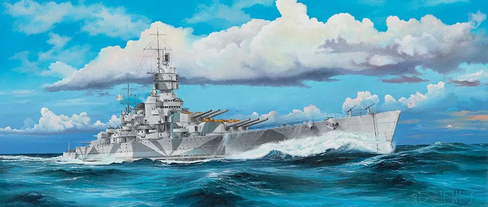 Trumpeter 1/350 Italian Battleship RN Vittorio Veneto # 05320 3 Trumpeter 1/350 Italian Battleship RN Vittorio Veneto # 05320
