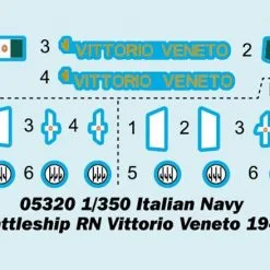 Trumpeter 1/350 Italian Battleship RN Vittorio Veneto # 05320 8 Trumpeter 1/350 Italian Battleship RN Vittorio Veneto # 05320 -Aircraft Kits Sales tu05320pic2