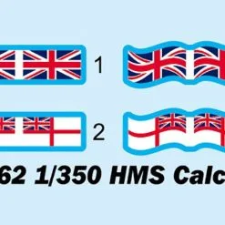 Trumpeter 1/350 HMS Calcutta C-class Light Cruiser. # 05362 -Aircraft Kits Sales tu05362 1pic2