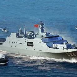 Trumpeter 1/700 PLA Navy Type 071 Amphibious Transport Dock # 06726 -Aircraft Kits Sales tu06726 1