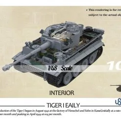 Takom U-Star 1/48 Pz.Kpfw.VI Tiger I Early Production Full Interior Kursk # 006 -Aircraft Kits Sales uano006 18