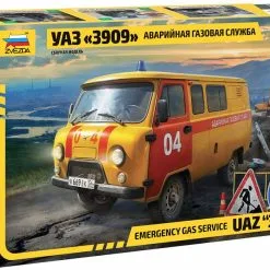 Zvezda 1/43 Emergency Gas Service UAZ "3909" # 43003 15 Zvezda 1/43 Emergency Gas Service UAZ "3909" # 43003 -Aircraft Kits Sales uaz 3909 avariyno gazovaya sluzhba