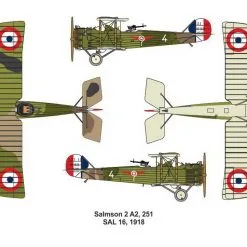 Valom 1/144 Salmson 2 A2 (Double Set) # 14430 10 Valom 1/144 Salmson 2 A2 (Double Set) # 14430 -Aircraft Kits Sales val14430 2