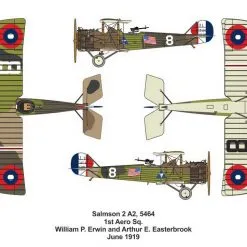 Valom 1/144 Salmson 2 A2 (Double Set) # 14430 11 Valom 1/144 Salmson 2 A2 (Double Set) # 14430 -Aircraft Kits Sales val14430 3