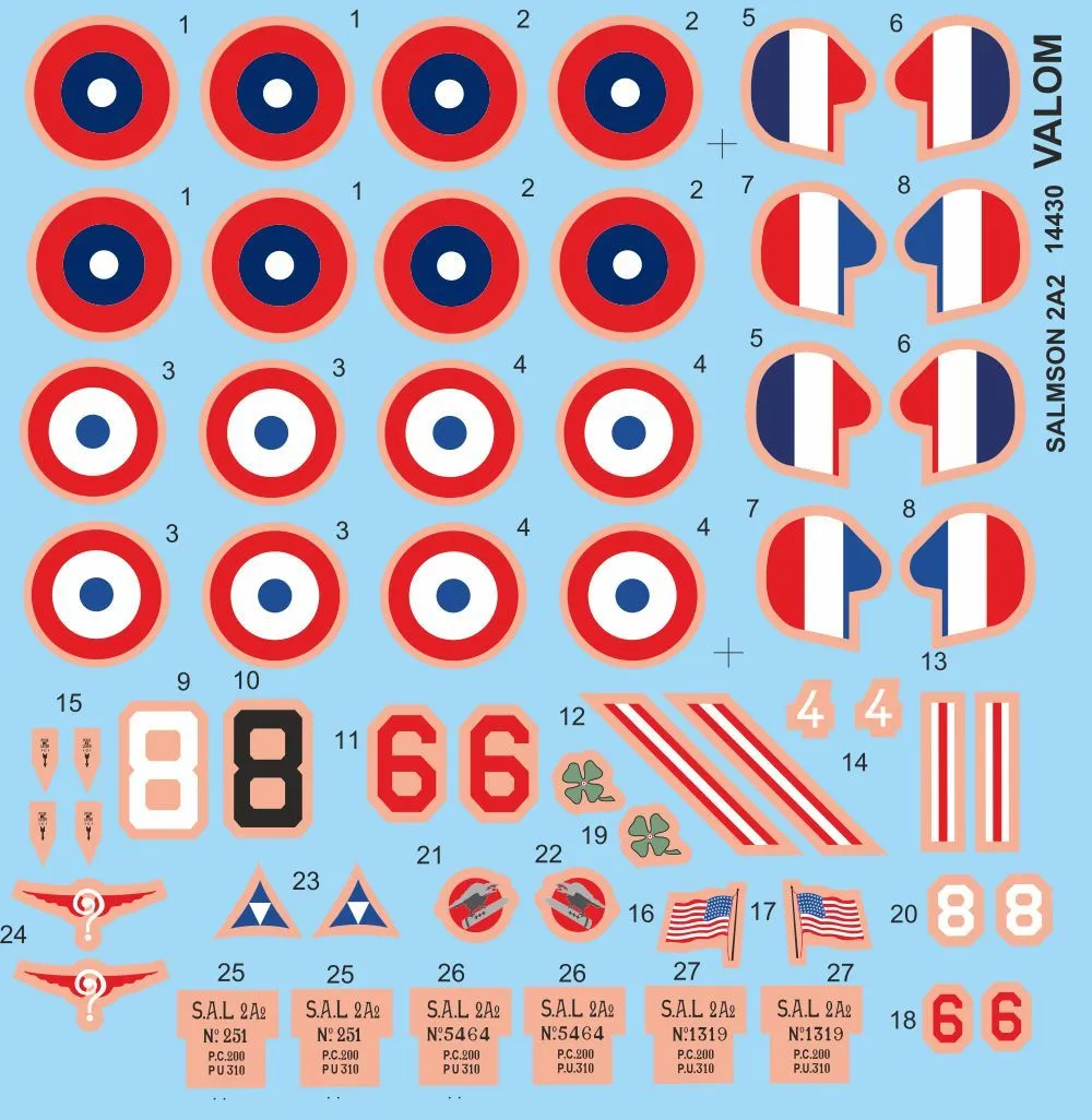 Valom 1/144 Salmson 2 A2 (Double Set) # 14430 8 Valom 1/144 Salmson 2 A2 (Double Set) # 14430 - Image 6