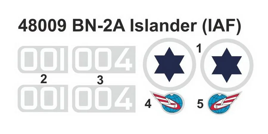 Valom 1/48 Britten-Norman BN-2A Islander (IAF) # 48009 3 Valom 1/48 Britten-Norman BN-2A Islander (IAF) # 48009