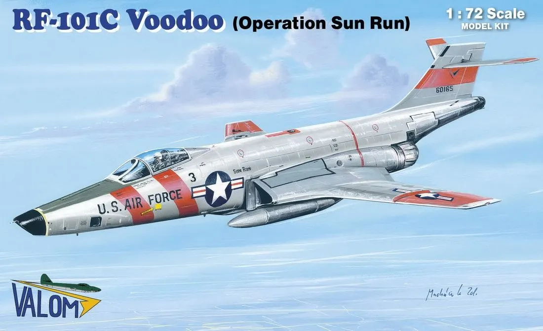 Valom 1/72 McDonnell RF-101C Voodoo "Sun Run" # 72131 5 Valom 1/72 McDonnell RF-101C Voodoo "Sun Run" # 72131 - Image 3