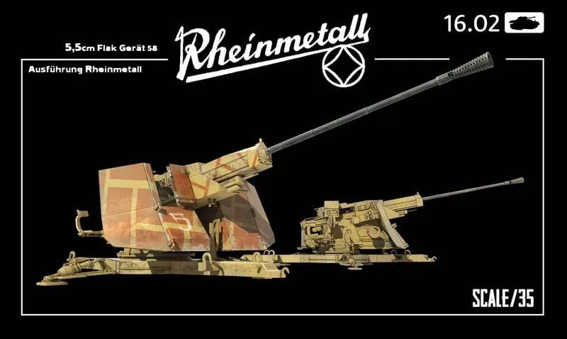 Custom Scale 1/35 5,5cm Flak (VG2) Gerät 58 # 35001 5 Custom Scale 1/35 5,5cm Flak (VG2) Gerät 58 # 35001 - Image 3
