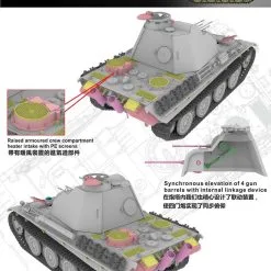 Vespid Models 1/72 20mm Flakvierling Auf Panther G Fahrgestell # 720012 -Aircraft Kits Sales vs720012 3