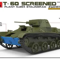 Miniart 1/35 T-60 Screened Plant 264 Stalingrad (IntKit) # 35237 -Aircraft Kits Sales web 35237 promo 05