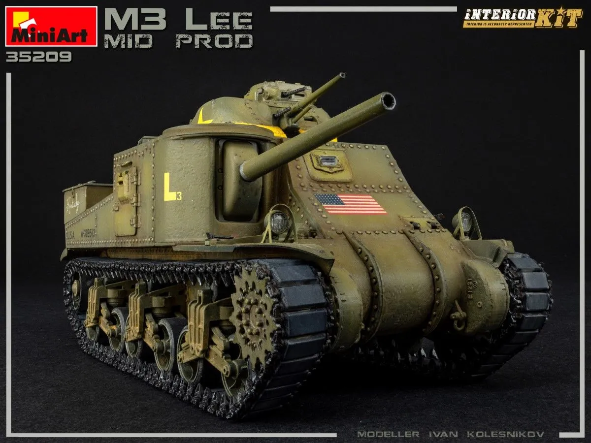 Miniart 1/35 M3 Lee Mid Prod. Interior Kit # 35209 22 Miniart 1/35 M3 Lee Mid Prod. Interior Kit # 35209 - Image 20