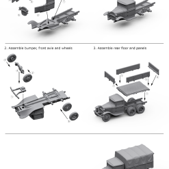 The Plastic Soldier Company 1/72 GAZ-AAA Trucks) # 20036 -Aircraft Kits Sales ww2v20036 2