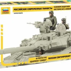 Zvezda 1/35 Russian Contemporary Tank Crew # 3684 -Aircraft Kits Sales zve3684