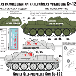 Zvezda 1/72 Soviet SU-122 Tank Destroyer # 5043 19 Zvezda 1/72 Soviet SU-122 Tank Destroyer # 5043 -Aircraft Kits Sales zve5043 8