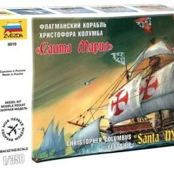 Zvezda 1/350 Christopher Columbus Flagship Santa Maria # 6510 - Plastic Model Kit