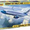 Zvezda 1/144 Airliner Boeing 737-700/C-40B # 7027 2 Zvezda 1/144 Airliner Boeing 737-700/C-40B # 7027 -Aircraft Kits Sales zve7027