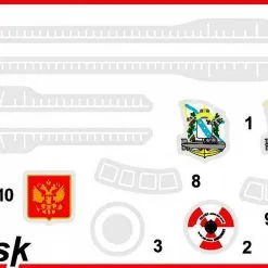 Zvezda 1/350 K-141 'Kursk' Soviet Nuclear Submarine # 9007 15 Zvezda 1/350 K-141 'Kursk' Soviet Nuclear Submarine # 9007 -Aircraft Kits Sales zve9007 4